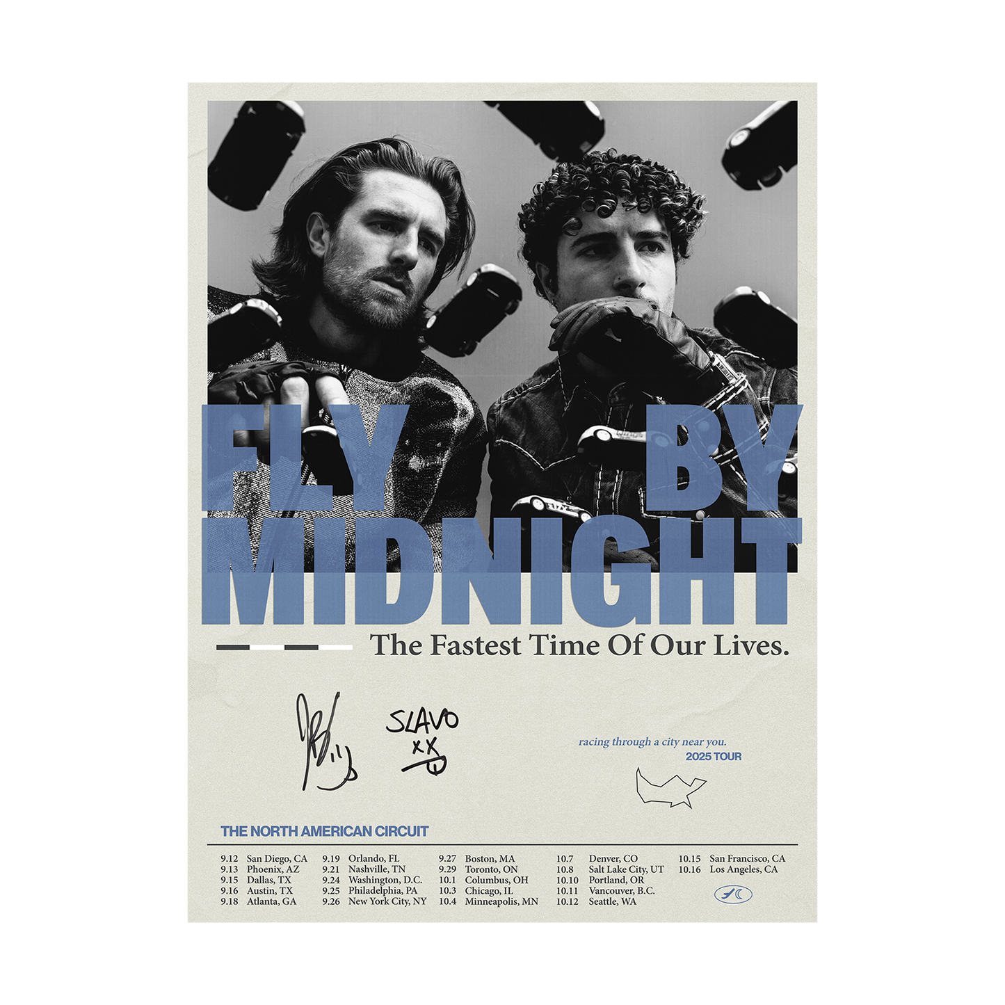 2025 North American Tour Signed Poster