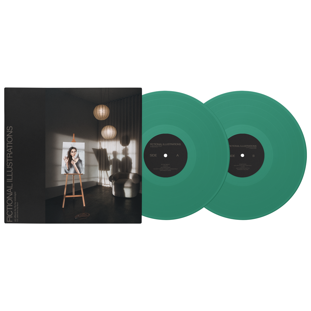 Fictional Illustrations Vinyl (Green Coke Bottle Print)