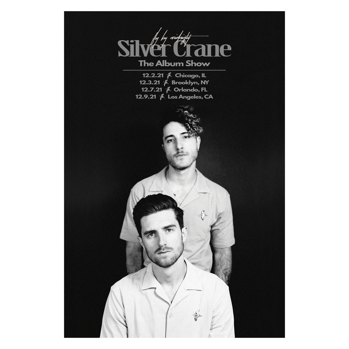 Silver Crane Tour Poster
