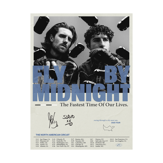 2025 North American Tour Signed Poster