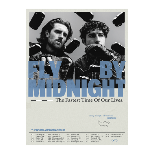 2025 North American Tour Singed Poster